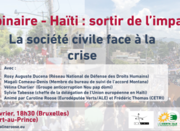 Webinaire – Haïti : sortir de l’impasse. La société civile face à la crise