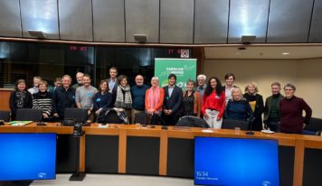 Venue de militant-e-s et élu-e-s Europe Ecologie les Verts de Provence Alpes Côte d’Azur à Bruxelles