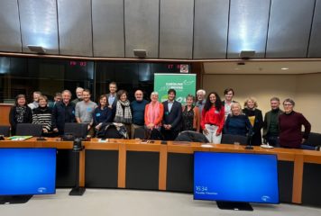 Venue de militant-e-s et élu-e-s Europe Ecologie les Verts de Provence Alpes Côte d’Azur à Bruxelles