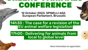 Événement Greens4Animals le 12 octobre au Parlement européen